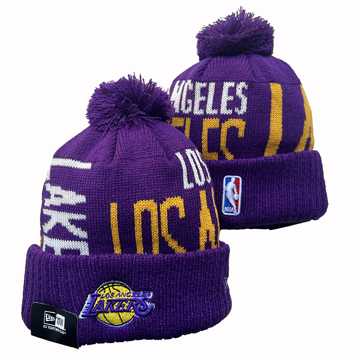 Los Angeles Lakers 2025 Knit Hats 003